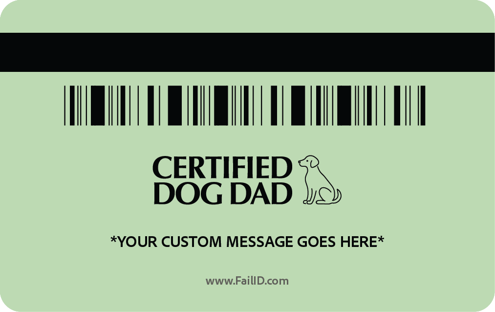 Dog Dad – Custom ID Card