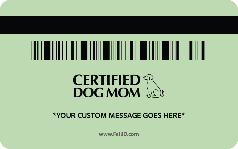 Dog Mom – Custom ID Card